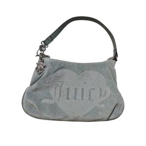 Juicy Couture Gray Mini Bag with Heart Logo